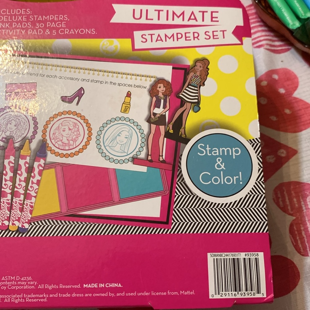 BARBIE ULTIMATE STAMPER SET - Picture 8 of 10
